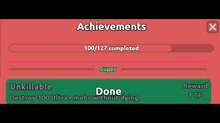 100th achievementUnkillable  Florrio [upl. by Lexi]