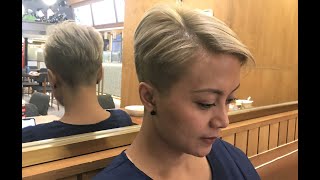 PART3 Final  Undercut Pixie on Gold Blonde [upl. by Guglielmo831]