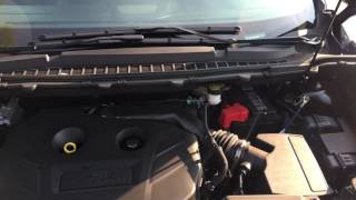 BATTERY LOCATION FORD EDGE 2016 [upl. by Aioj]