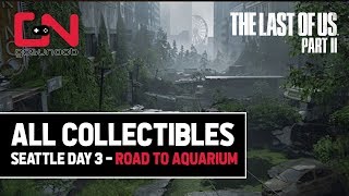 The Last of Us 2 Road to Aquarium All Collectibles  Trading Cards Artifacts Workbenches [upl. by Lemieux243]