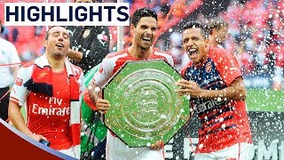 Arsenal 30 Manchester City  Community Shield 2014  Goals amp Highlights [upl. by Quenna]