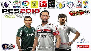 VF PATCH COMPLETO  LINK NA DESCRIÇÃO  PES 2018 XBOX 360 [upl. by Eirrehs560]