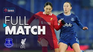 Full Match Everton v Liverpool  Barclays WSL 202425 [upl. by Zillah719]