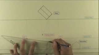 Measured Perspective Drawing  House Shape [upl. by Elsa]