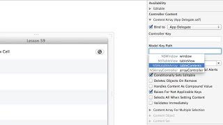 Cocoa Programming L59  NSTableView Bindings ViewBased [upl. by Daney]