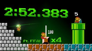 Super Mario Bros Beat 54 in 252383 WR [upl. by Etti]