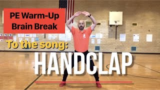 PhysEdZone “Handclap” PE Dance Fitness Warmup  Brain Break [upl. by Natividad]