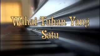 Langkah Tercipta  Unic Piano Cover with Lyrics [upl. by Ahsinar]