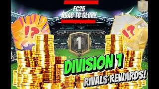 FC25 DIVISION 1 RIVALS REWARDS  fc fc25 fifa rivals [upl. by Nemad790]