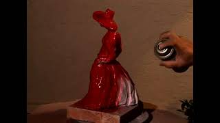 How to Paint a Clay Figurine Sculpture [upl. by Herrick]