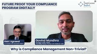 Why Compliance Management Is NonTrivial  Govind Mundhra  Paradigm Shift Capital [upl. by Nij]