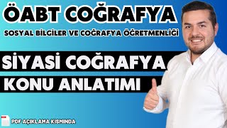 Siyasi Coğrafya  Öabt Coğrafya  Sosyal Bilgiler  Enes Hoca Öabtcoğrafya [upl. by Kohcztiy843]