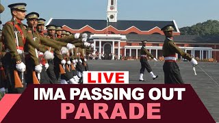 Live Passing out Parade of Indian Military Academy in Dehradun  AUTUMN TERM2023 DEC [upl. by Nylyaj]