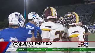 Yoakum runs over Fairfield in Area Round [upl. by Anitsirc]