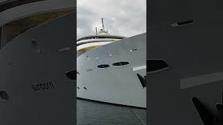 Sunborn Yacht Hotel Outside Tour ⛴️ London Custom House yacht hotel cruiseship london [upl. by Si654]