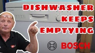 Bosch dishwasher keeps emptying and filling how to diagnose the fault and replace parts [upl. by Nabal]