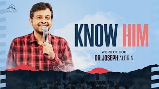 Midweek Service  Know Him  Word of God Dr Joseph Aldrin  27092023  Mount Zion Church [upl. by Ia]