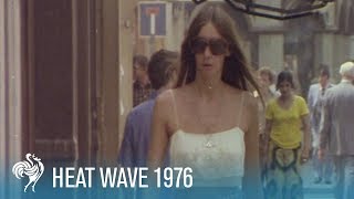 Heat Wave in London Womens Summer Fashion 1976  British Pathé [upl. by Anotyal]