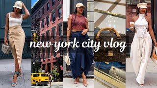 New York City Lifestyle Vlog Shopping in Soho Summer Outfits amp Luxury Haul ❤︎ MONROE STEELE [upl. by Yemiaj469]