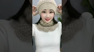 knitting topi design woolen cap bunai design knitting knittingpattern [upl. by Enaffit974]