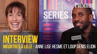 Rencontre avec Annelise Hesme et Loup Denis Elion acteurs du téléfilm Meurtres à Lille [upl. by Olonam]