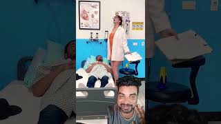 She wasnt expecting that 🥱😁doctor hospital medicine foryou funny fyp viral shortslol [upl. by Onairam]