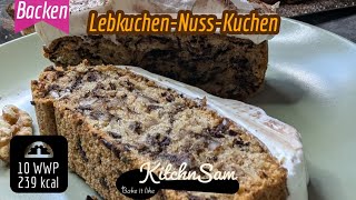 lockerer LebkuchenNussKuchen ohne Schnickschnack  Bake it like KitchnSam [upl. by Lettig]