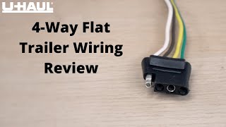 4Way Flat Trailer Wiring Review [upl. by Arammahs243]