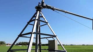 Pivot irrigation system on grasslands [upl. by Dabbs692]