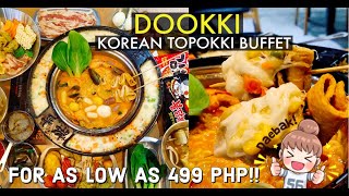 DOOKKI Koreas No1 Topokki Buffet Is Now In The PHILIPPINES [upl. by Patman808]