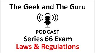 Series 66 Exam Prep Episode 4 Laws and Regulations [upl. by Sidky813]