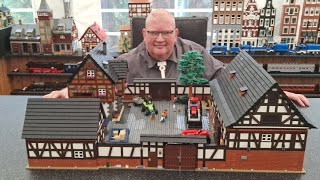 Lego und Bluebrixx Trecker und Landmaschinen für das Gehöft Das Restaurant als Herrenhaus [upl. by Asnerek]