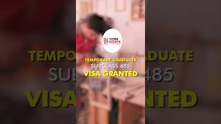 Received Subclass 485 Successful Visa Grant  Think Higher Consultants [upl. by Einnod702]