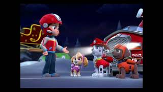 Paw Patrol Pups Save Christmas Pups Deliver Christmas presents [upl. by Annawyt]