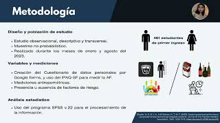 VETB019 Aptitud física y riesgos de estilos de vida en estudiantes de primer ingreso de México [upl. by Nealon]