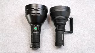 Astrolux MF04 MOD SBT902 vs Acebeam K75 [upl. by Aneeuqahs822]