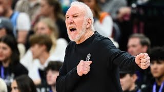 Spurs announce Gregg Popovich suffered mild stroke expected to make full recovery but no [upl. by Conner361]