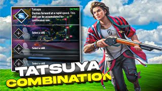 TATSUYA  RUSH COMBINATION   Free Fire Best Short range Skill Combo 🔥 [upl. by Gilbye4]