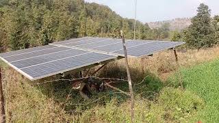 ecozen 3Hp Solar Pump details amp satisfied farmer part 1 ecozen 3HP सोलर पंपाची महिती भाग 1 [upl. by Minette]