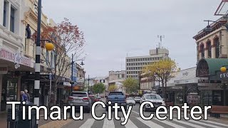 Drive Through Timaru City Center Seaside City New Zealand [upl. by Seafowl]