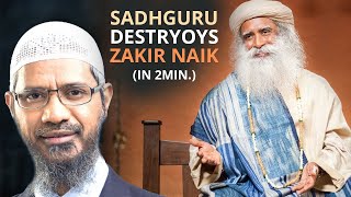 SADHGURU DESTROYS Zakir Naiks SHIRK Branding [upl. by Stone]