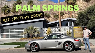 Driving Palm Springs modern neighborhoods [upl. by Lynden681]