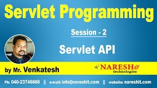 Servlet Tutorial  Servlet API  Servlet Programming Part2  MrVenkatesh [upl. by Jaala430]