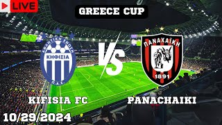 Kifisia FC VS Panachaiki Live Match Today Score En Vivo Greece Cup 2024 [upl. by Kirch]