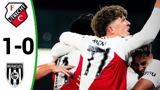 Utrecht vs Heracles 10 Paxten Aaronson Goal All Goals and Extended Highlights [upl. by Maharg]