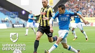 Resumen de PSV 42 Vitesse Dos goles de Hirving Chucky Lozano [upl. by Harp]