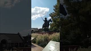 Bass Reeves Memorial Statue In Ft Smith Arkansas [upl. by Amoreta]