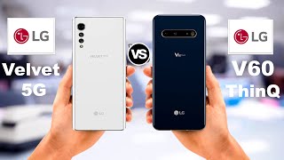 LG Velvet 5G VS LG V60 ThinQ 5G  Comparison [upl. by Euginomod]