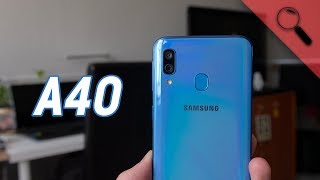 Samsung Galaxy A40 teszt  olcsósított S10e [upl. by Normandy]