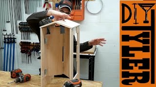 Folding Plywood Stool  A SUPER Functional Project [upl. by Ailaht]